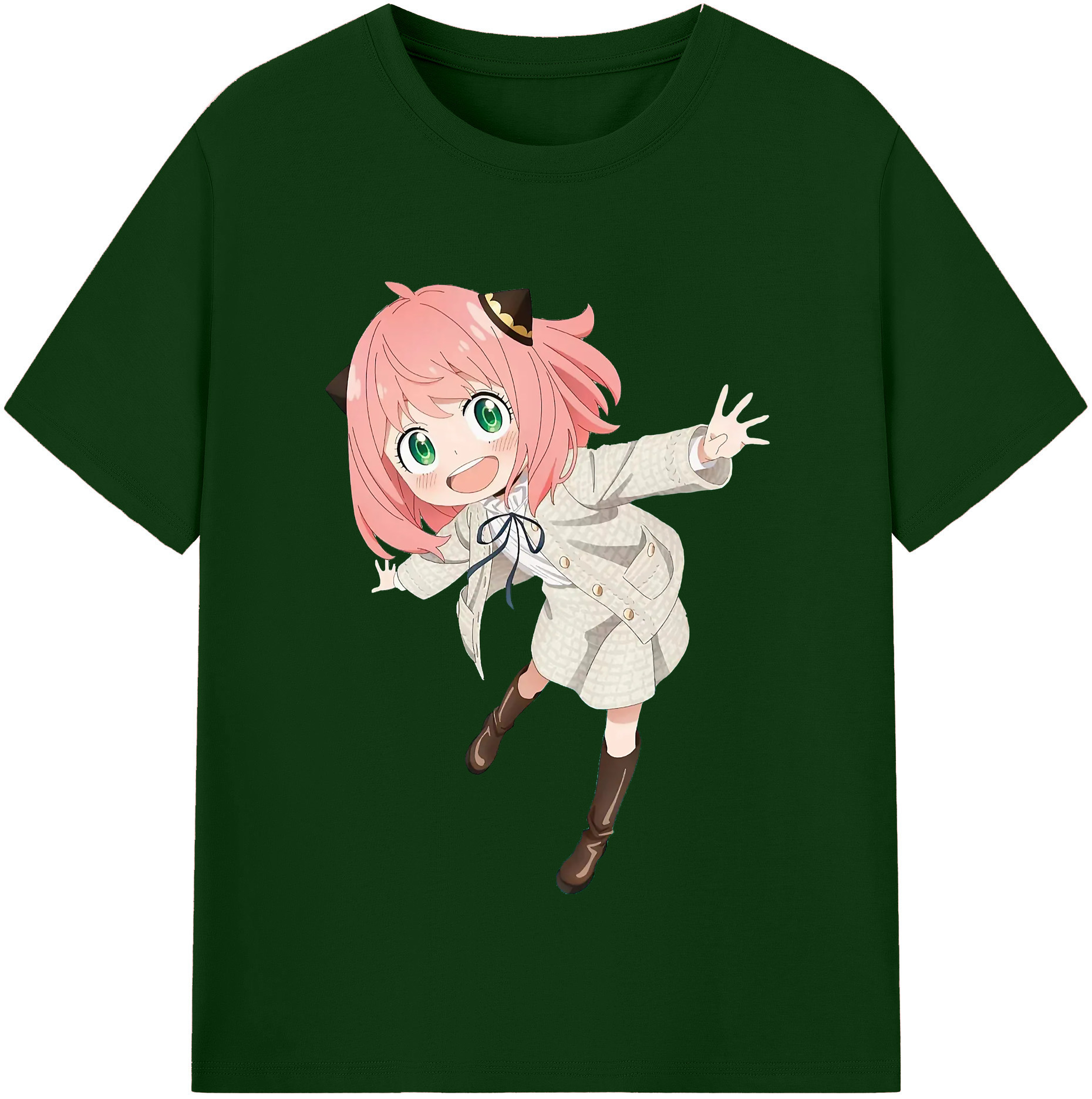 （画像用） SPY×FAMILY间谍家家酒 綿100％半袖Tシャツ（フロントプリント）